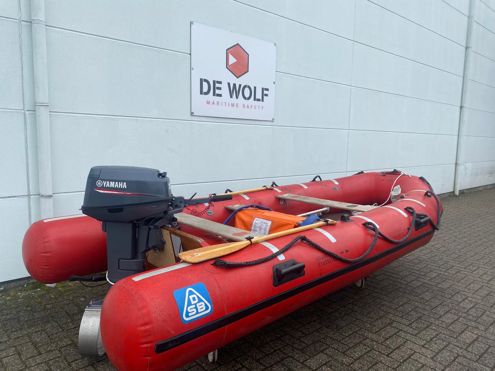 420 IRB inflatable rescue boat De Wolf Maritime Safety